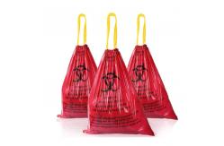 China Disposal Medical 24 X 30 Biohazard Trash Bag With Drawstring supplier
