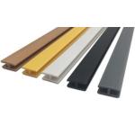                    H PVC Hard Plank Backplane Bar H-Type Plastic Clamp Profile              for sale