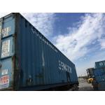 Blue 20' 2nd Hand Shipping Containers / Second Hand Steel Containers for sale