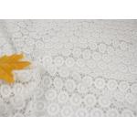 White Chemical Water Soluble Guipure Lace Fabric By The Yard For Party Sexy Dress for sale