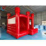 Customized Red Inflatable Wedding Bouncy House With Slide Inflatable Combo For Party