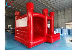 China Customized Red Inflatable Wedding Bouncy House With Slide Inflatable Combo For Party supplier
