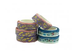 China Elegant Die Cut Paper Adhesive Washi Tape For Arts supplier