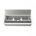 Brushed Wire Management Desk Cable Box Aluminum Cable Grommet for sale