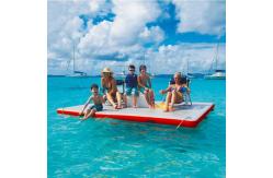 China 4 Person Leisure Floating Dock 2.9m Inflatable Water Platform supplier