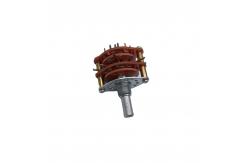 China Two Layer 500V Multi Pole Rotary Switch Rohs 4 Pole 6 Position Rotary supplier