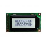 Character 0802 LCD Module 8*2 LCD Screen 5V Yellow Backlight White Word for sale