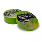 3 Colors 18MM Green Automotive Masking Tape Hot Melt Silicone Adhesive For Painting Auto for sale