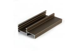 China 6063 T5 Champagne Anodized Aluminum Window Profiles ISO9001 Approval supplier
