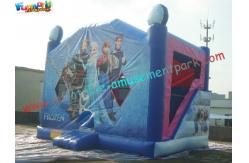 China Popular Frozen Inflatable Bouncer Slide , Inflatable Frozen Castle Combo Slide supplier
