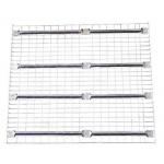Galvanized Flared Shape Wire Mesh Decking Panels Euro Style RAL System for sale