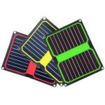 10.6W Monocrystalline Silicon Solar Panel For Outdoor Emergency Cell Phone Charging for sale