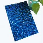 stainless steel sheet manufacturers pvd coating colors Sapphire blue small stainless steel water ripple sheet for sale