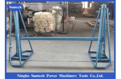 China Mechanical Cable Pulling Tools Adjustable 5T Cable Drum Jack Stands supplier