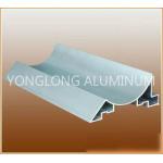 1.2 Thickness Bright Aluminium Shutter Profile High Hardness Of Paint Film