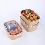 Disposable OEM ODM Take Away Bowl Rectangle Microwavable For Salad Snack for sale