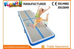 China Customized Inflatable Air Mat Gymnastics With Free Pump / Silking Printing supplier