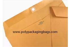 China 6x9 9x12 10x13 Golden Brown Paper Self Adhesive Envelope File supplier