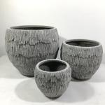 Customed Fiber Cement Garden Pots Frost Resistant For Garden Space for sale