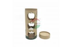 China Special Design Paper Tube Packaging With Window / Cardboard Paper Packaging supplier