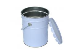 China 1L Paint Pail Bucket Waterproof Metal Lid Mini Tin Pails supplier