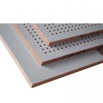 MDF Perforated Wood Acoustic Panels Recording Room Acoustic Absorption Panels for sale