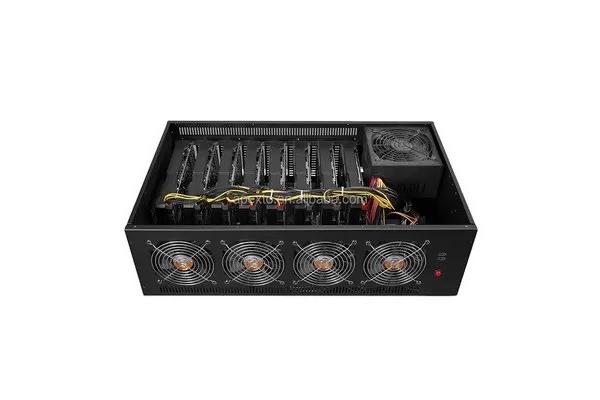 Apexto ATX Power Mining Rig Machine , Aluminum Alloy ETH Mining Pc Case