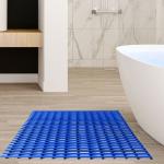Comfortable Tub Bathroom Anti Slip Floor Mat 90CM*100CM Dry Quickly for sale