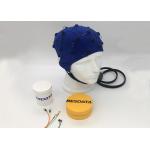 High Density EEG Electrode Cap Breathable , Medical Wireless Eeg Electrodes Multi Color for sale