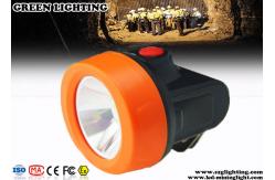 China Waterproof Miners Cap Lamp , Explosion Proof Mining Hat Light with USB Charger supplier