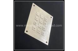 China 12 Key ATM Metal Mechanical Keyboard Access Control For Self Service Equipment supplier