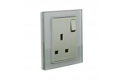 China 1 Gang  Uk Standard Power Socket With Switch / Neon 13Amp supplier