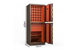 China Double door Jewelry Watch Winder Safe Fingerprint Lock With 7 Open Ways supplier