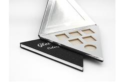 China Eco Friendly Triangle Eyeshadow Palette Special Shaped With Magnetic Closure supplier