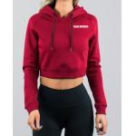 Dark Red Sports Team Hoodies Womens Cropped Hoodie for sale