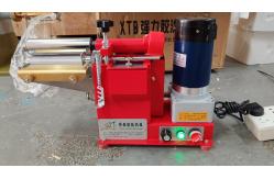 China Leather Paper Gluing Machine Roller Yellow Strong Cold Glue Machine supplier