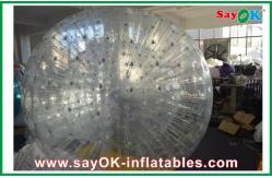 China Entertainment  Zorb Ball / Transparent TPU Inflatable Grass Rolling Ball supplier