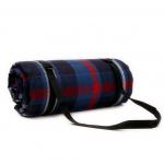 Water Resistant Picnic Floor Mat , Colored Checkered Picnic Blanket for sale