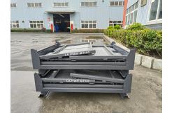 China Customized Steel Collapsible Pallet Cage With Padlock Locking System supplier