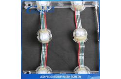 China Multipurpose 150W LED Mesh Screen SPI Control For Building Facade supplier