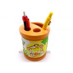 Customized animal cartoon shape promotional pen pencil ruler holder stationery container for sale