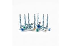 China Straight Trimming Hexagonal Wood Tooth Screws Countersunk Roller Coaster Thread supplier