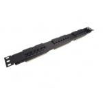 110 IDC UTP Rack Mount Patch Panel 18 Ports 1U Cat5e Wtih 180 Degree Angle for sale