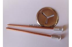 China Copper Coated / Galvanized Steel Bimetallic Weld Pins With Self Locking Washer supplier