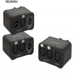 audio & TX-5F XLR CANON Video Box Splitter 3-XLR Extender, Five Female, One Male for sale