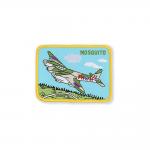 Self Adhesive Iron On Embroidered Patches Merrowed Border For Clothes for sale