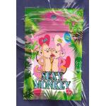Zipper Round Hole Mini k Bags 3g Sexy Monkey Laminated Botanical Sachet for sale