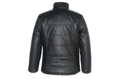 China Super Warm Ladies PU Turtleneck Jacket With Zipper Slim Shape Super Warm supplier