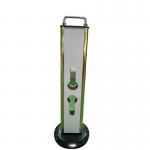 Glass Door Aluminum Alloy Wood Door Type Intelligent Fingerprint Password Display Stand for sale