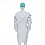 Hospital Use PP+PE/SMS Disposable Isolation Gown Waterproof With Knitted Wrist
